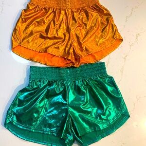 azarhia metallic shorts size YL 12